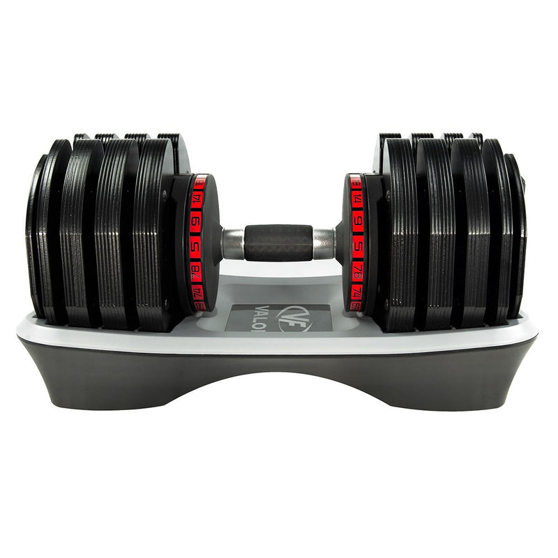 Load image into Gallery viewer, Valor Fitness - Adjustable Dumbbell (55/78lbs)
