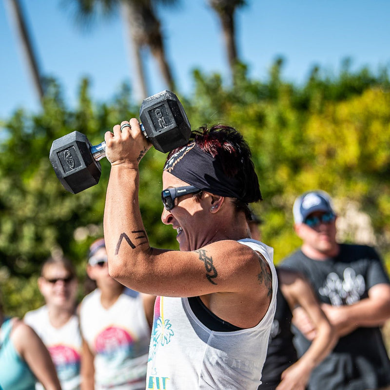 Load image into Gallery viewer, Valor Fitness - Rubber Coated Hex Dumbbells (3-70lbs)

