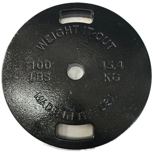 Weight It Out - Cast Iron Machined Weight Plate Pairs