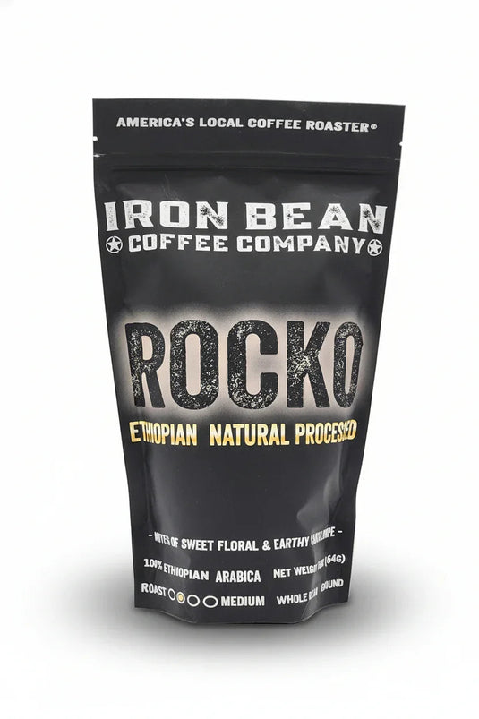 Iron Bean Coffee Company - Rocko Ethiopian Natural Process Medium Roast