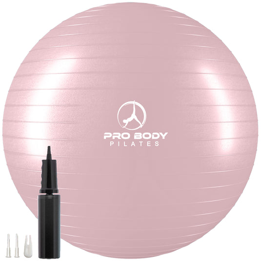 ProBody Pilates - Pregnancy Ball for Maternity, Labor and Birth. Includes Pregnancy Guide. (Rose)