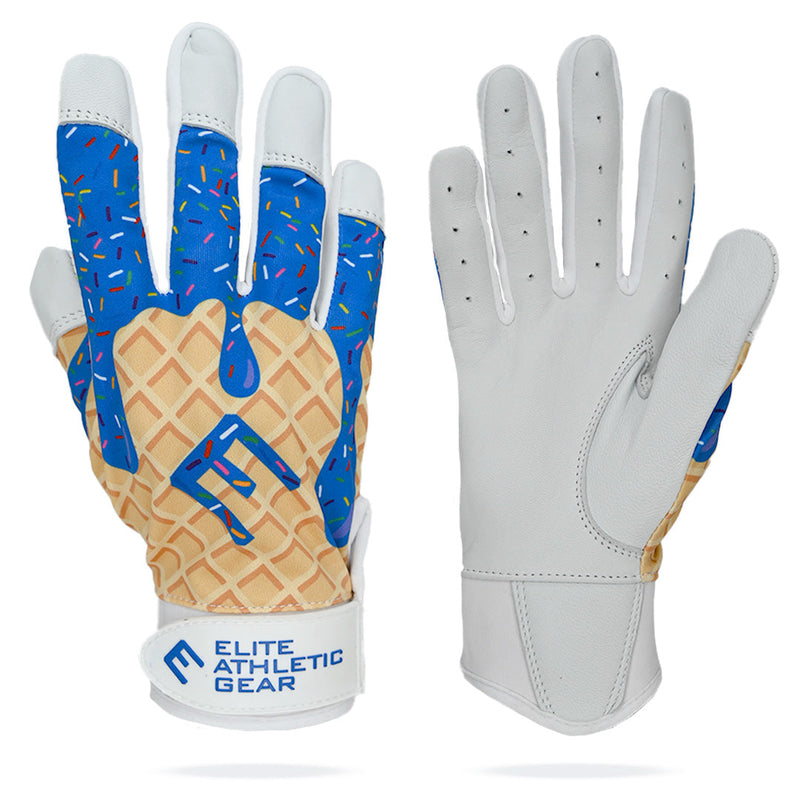 Load image into Gallery viewer, Elite Athletic Gear - Royal Ice Cream Batting Gloves
