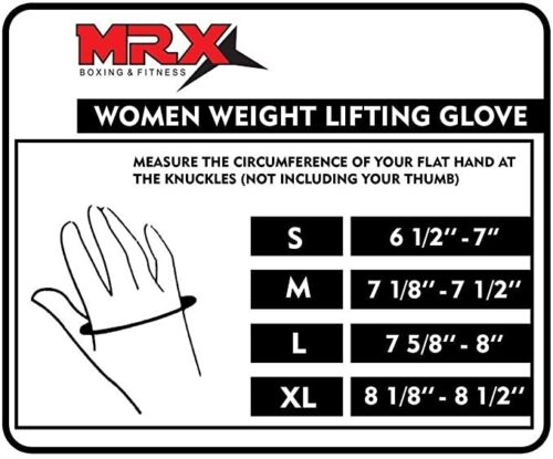 MRX - Weight Lifting Gloves for Women Padded Palm Gym Workout Cycling