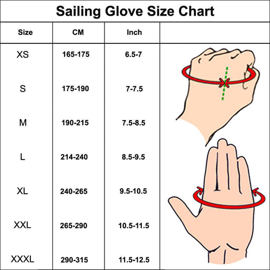 MRX - True Sailors - Sailing Gloves Kayaking Yachting Dinghy Rope Fishing Short Finger Glove