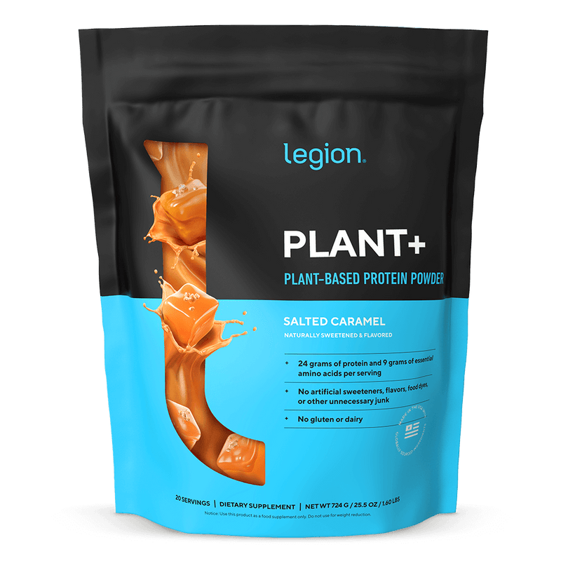 Load image into Gallery viewer, Legion Athletics - Plant+ Plant-Based Protein Powder - Salted Caramel / 20 Servings
