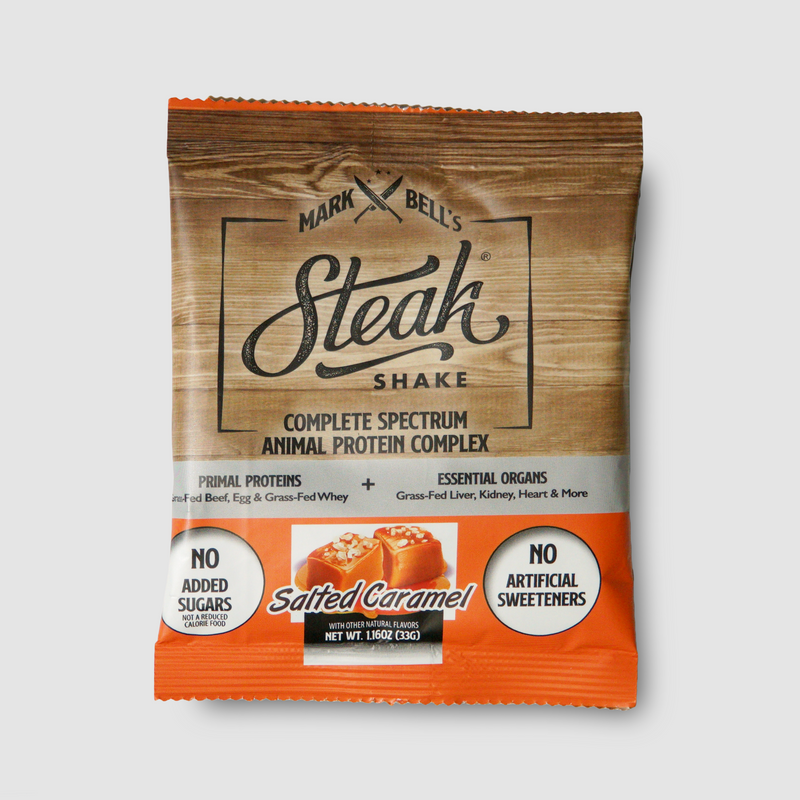 Load image into Gallery viewer, Sample Pack - Mark Bell&#39;s Steak Shake® - Complete Spectrum Animal Protein Powder Complex
