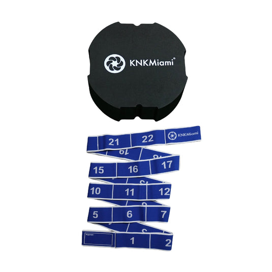 KNKMiami - Circular Yoga Block + Ultra Bundle (24-Loop Heavy Band)