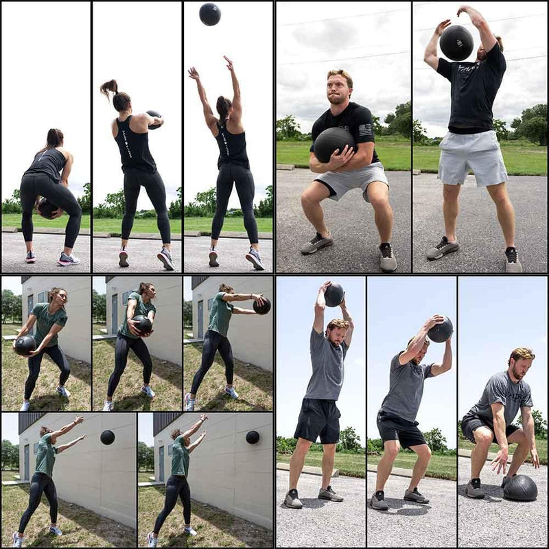 Load image into Gallery viewer, Valor Fitness - Rubber Slam Balls (10-50lbs)
