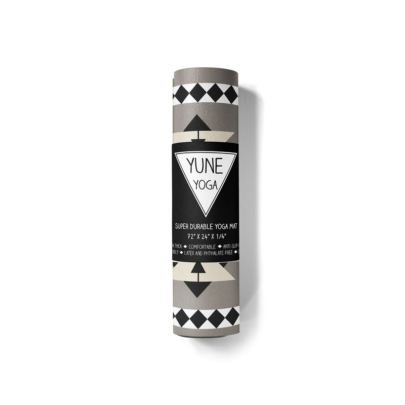 Load image into Gallery viewer, Yune Yoga - Yoga Mat | 6mm Thick | Gray | Non-Slip | Eco Friendly | Yune Yoga | Scorpion Bay
