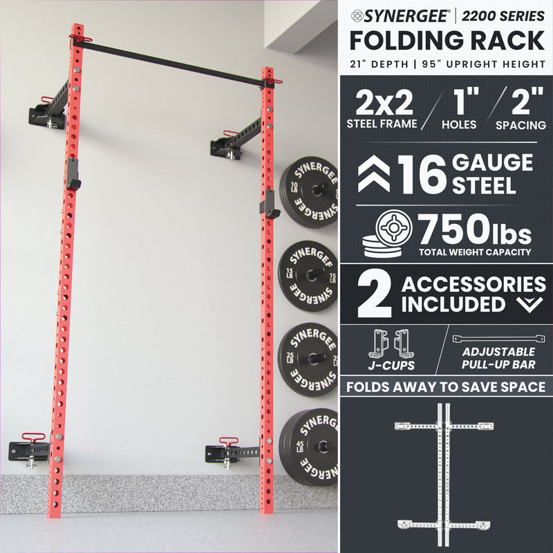 Load image into Gallery viewer, Synergee 2200 Series Folding Squat Rack
