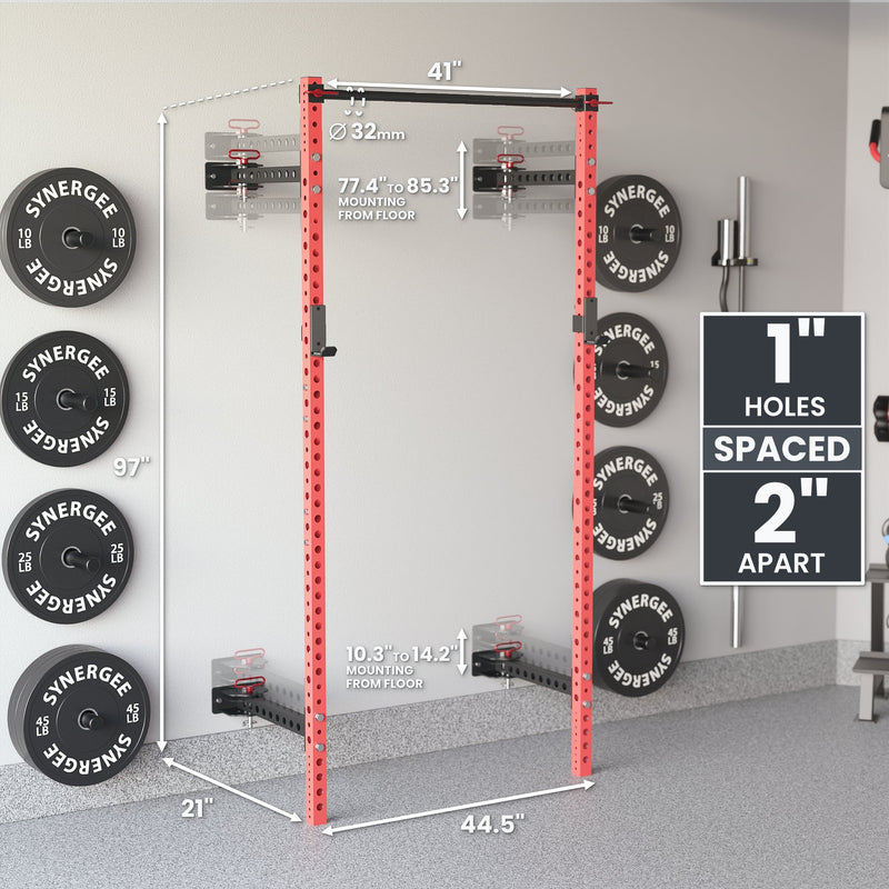 Load image into Gallery viewer, Synergee 2200 Series Folding Squat Rack
