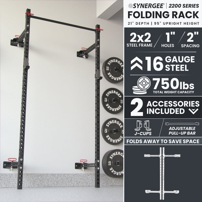 Load image into Gallery viewer, Synergee 2200 Series Folding Squat Rack
