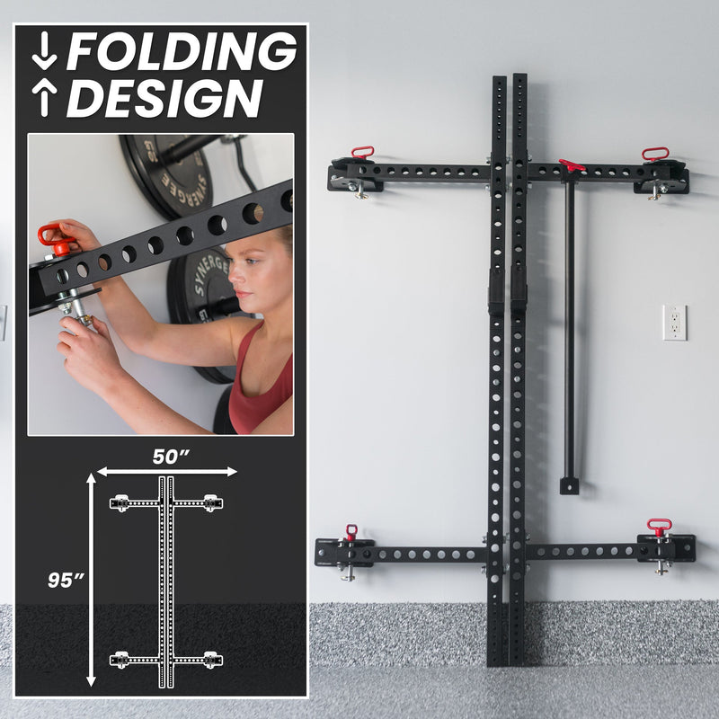 Load image into Gallery viewer, Synergee 2200 Series Folding Squat Rack
