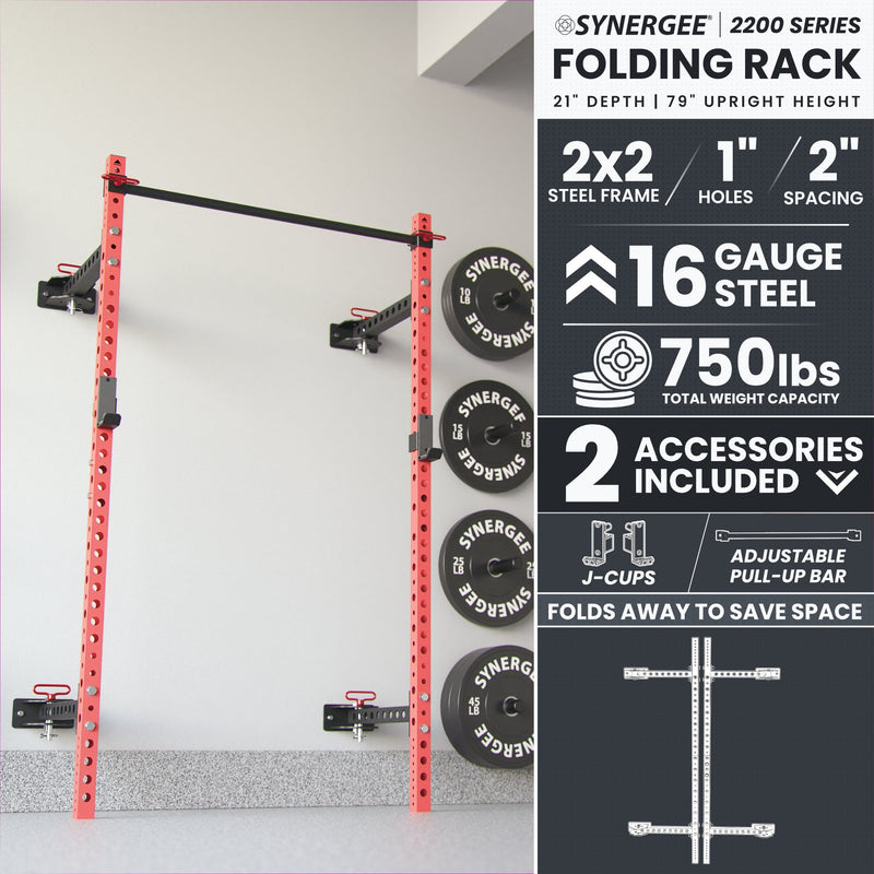 Load image into Gallery viewer, Synergee 2200 Series Folding Squat Rack

