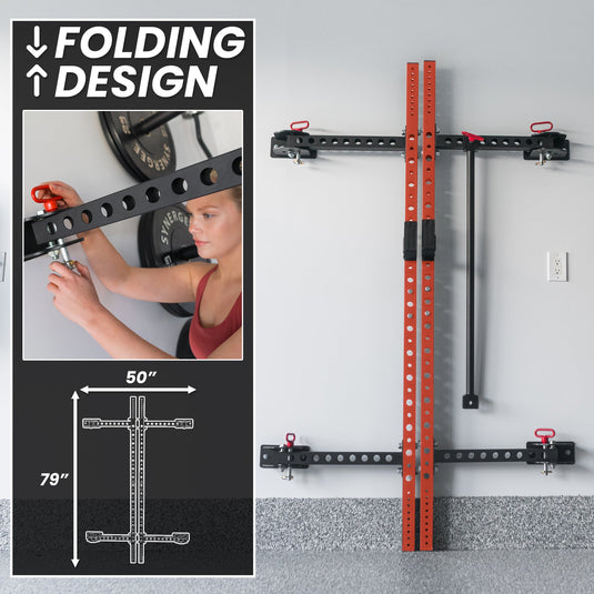 Synergee 2200 Series Folding Squat Rack
