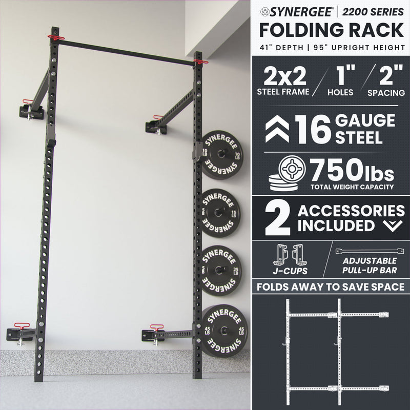 Load image into Gallery viewer, Synergee 2200 Series Folding Squat Rack
