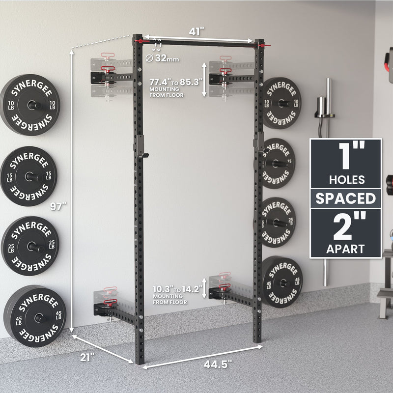 Load image into Gallery viewer, Synergee 2200 Series Folding Squat Rack
