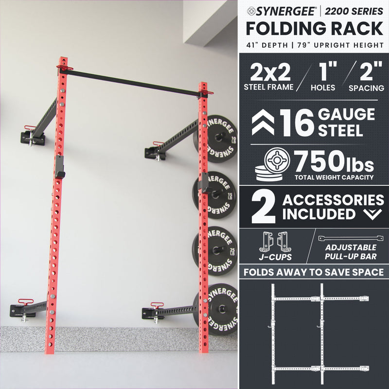 Load image into Gallery viewer, Synergee 2200 Series Folding Squat Rack
