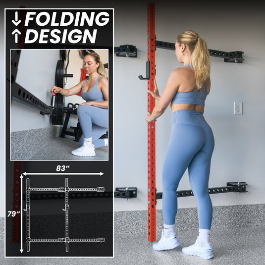 Synergee 2200 Series Folding Squat Rack