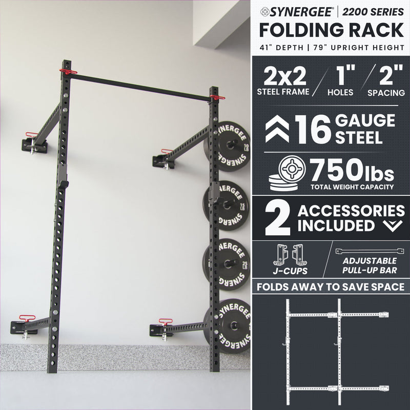 Load image into Gallery viewer, Synergee 2200 Series Folding Squat Rack
