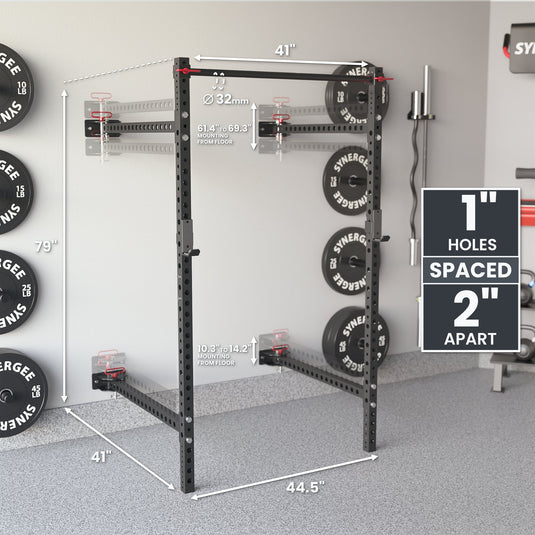 Synergee 2200 Series Folding Squat Rack