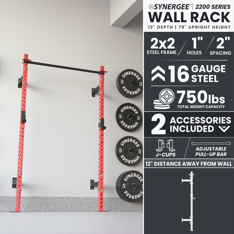 Load image into Gallery viewer, Synergee - 2200 Series Wall Mounted Squat Rack
