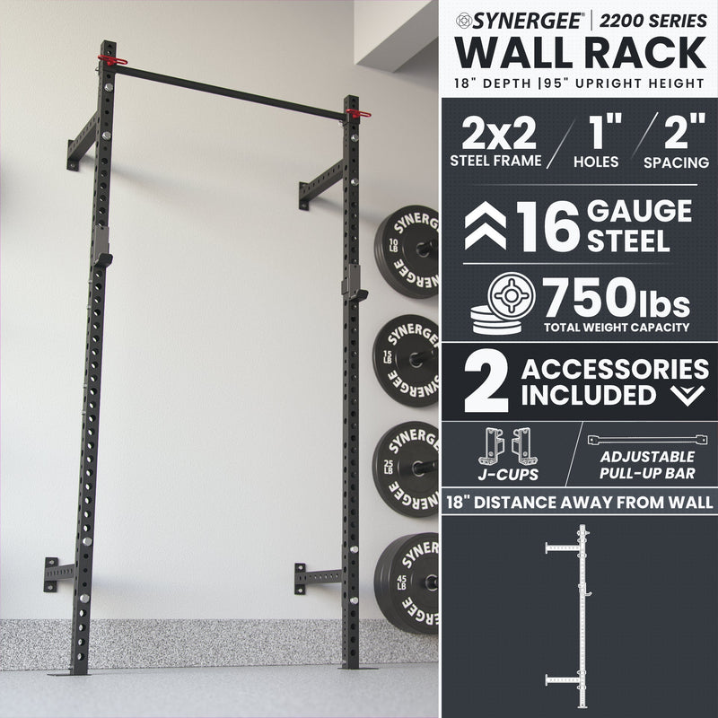 Load image into Gallery viewer, Synergee - 2200 Series Wall Mounted Squat Rack
