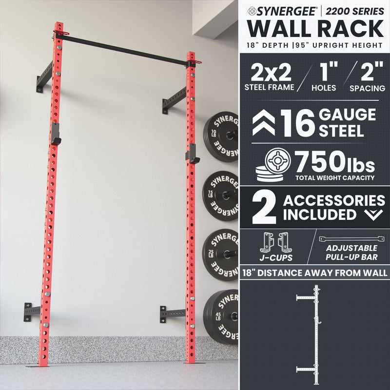 Load image into Gallery viewer, Synergee - 2200 Series Wall Mounted Squat Rack

