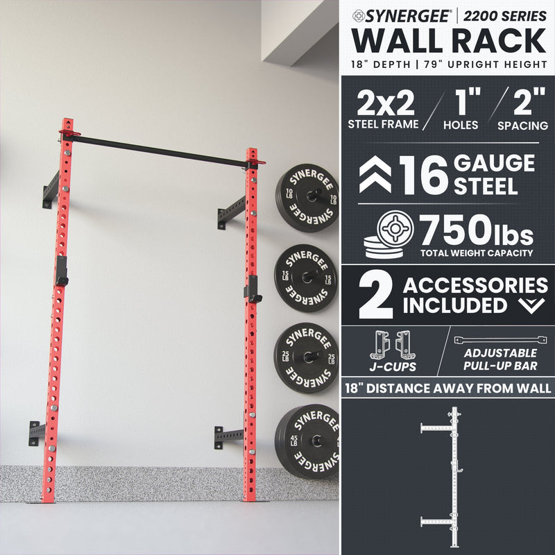 Load image into Gallery viewer, Synergee - Synergee 2200 Series Wall Mounted Squat Rack
