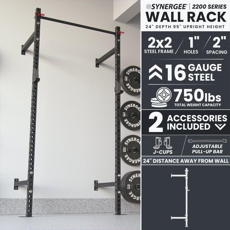 Load image into Gallery viewer, Synergee - 2200 Series Wall Mounted Squat Rack
