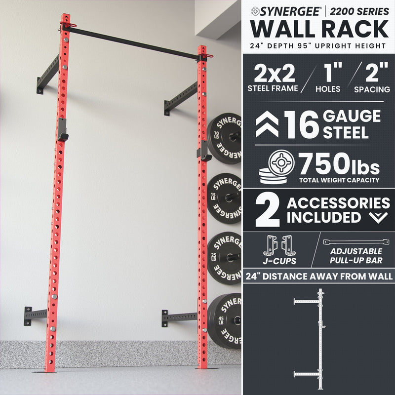 Load image into Gallery viewer, Synergee - 2200 Series Wall Mounted Squat Rack
