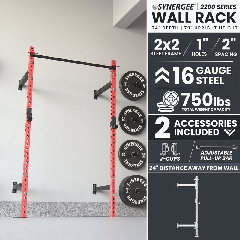 Load image into Gallery viewer, Synergee - 2200 Series Wall Mounted Squat Rack
