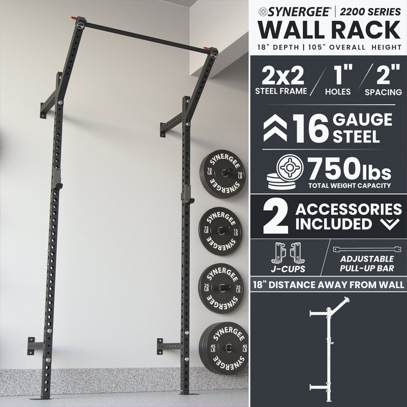 Load image into Gallery viewer, Synergee - 2200 Series Wall Mounted Squat Rack
