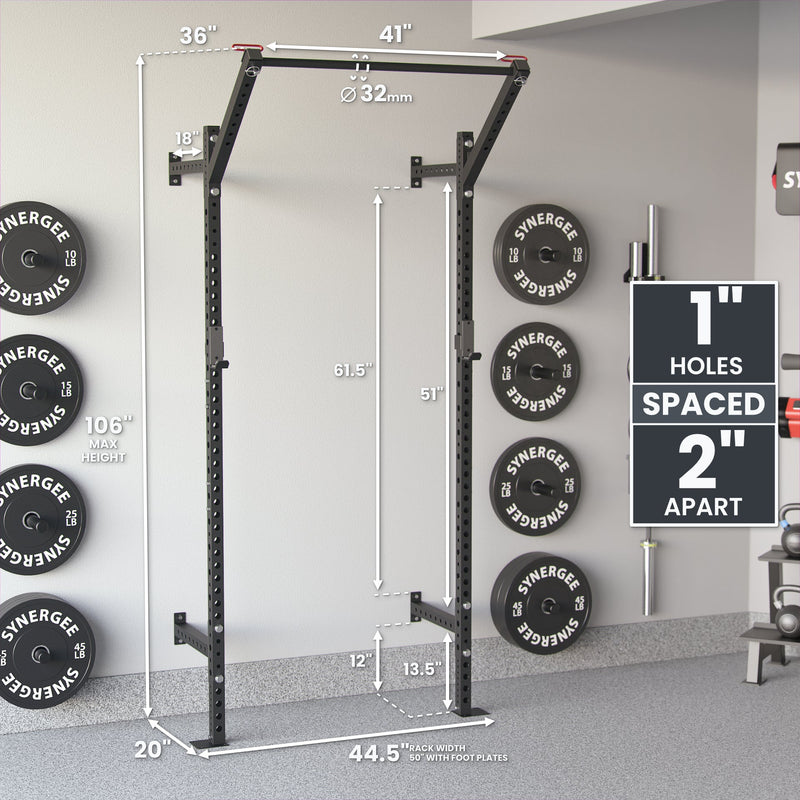 Load image into Gallery viewer, Synergee - 2200 Series Wall Mounted Squat Rack
