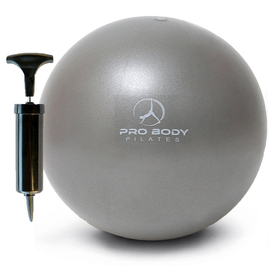 ProBody Pilates - 9 Inch Small Exercise Ball for Stability, Barre, Pilates, Yoga, and Balance (with Pump)