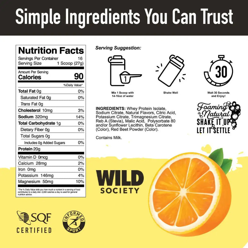 Load image into Gallery viewer, Wild Society Nutrition - Clear Whey Isolate Protein
