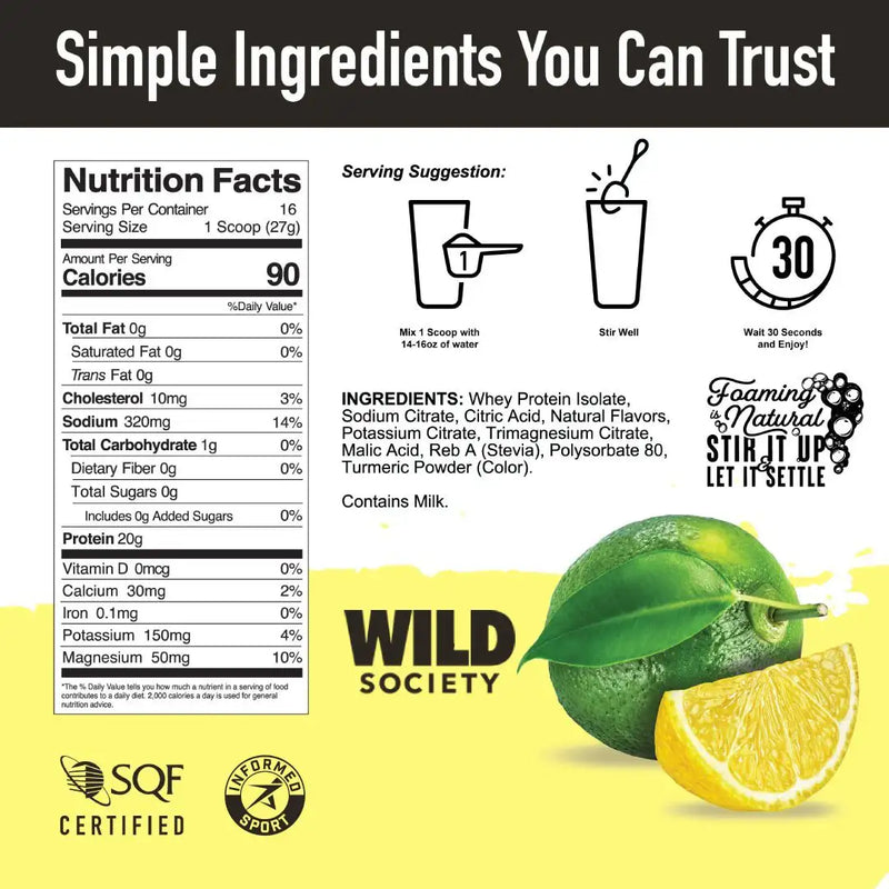 Load image into Gallery viewer, Wild Society Nutrition - Clear Whey Isolate Protein
