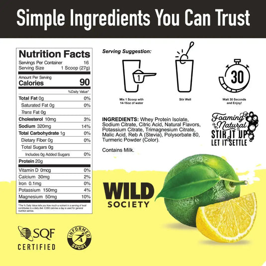 Wild Society Nutrition - Clear Whey Isolate Protein