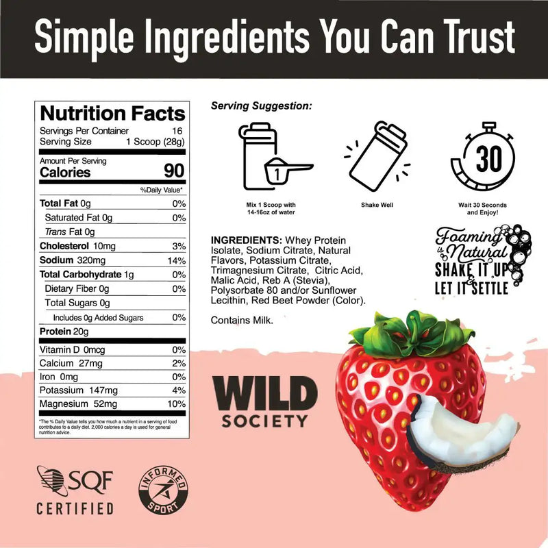 Load image into Gallery viewer, Wild Society Nutrition - Clear Whey Isolate Protein
