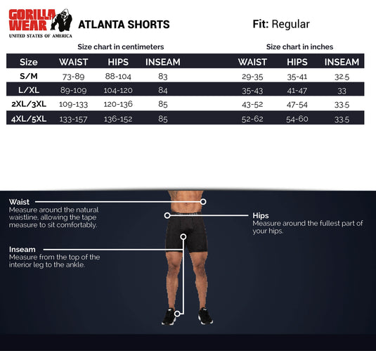 Atlanta Shorts - Black/Green