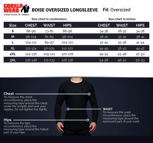 Boise Oversized Long Sleeve - Black