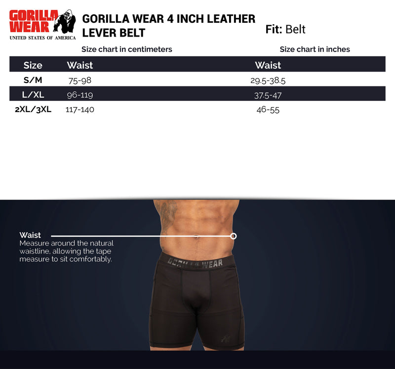 Load image into Gallery viewer, GW 4-inch Leather Lever Belt - Brown
