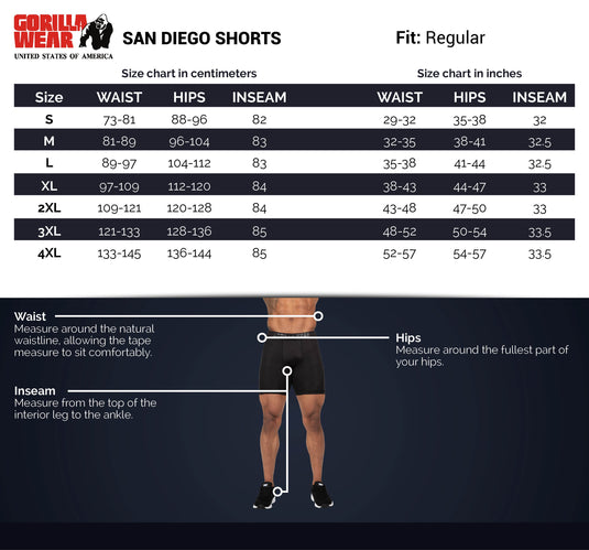 San Diego Shorts - Black