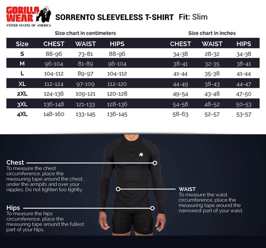 Sorrento Sleeveless T-Shirt - Gray