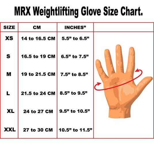 MRX - Weight Lifting Gloves Gym Training Bodybuilding Fitness Glove Workout Men & Women 2614