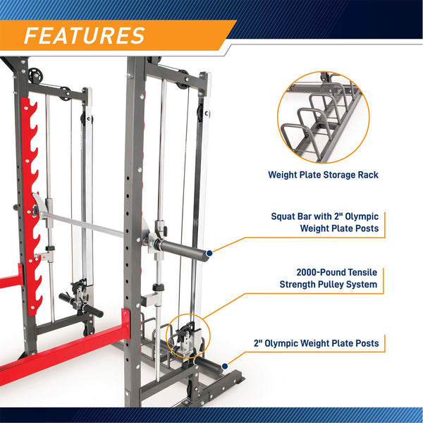 Rack Marcy Weight System Complete Full Body Workout In One Machine