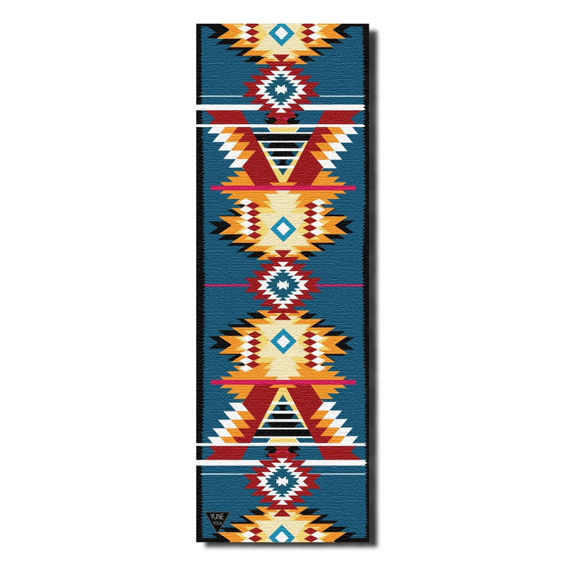 Load image into Gallery viewer, Yune Yoga - Yoga Mat | 6mm Thick | Multi Color Striped | Non-Slip | Eco Friendly | Yune Yoga | Snake River

