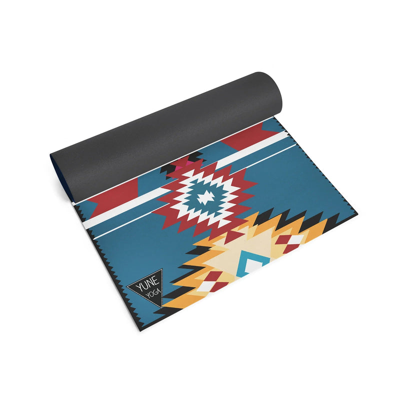 Load image into Gallery viewer, Yune Yoga - Yoga Mat | 6mm Thick | Multi Color Striped | Non-Slip | Eco Friendly | Yune Yoga | Snake River
