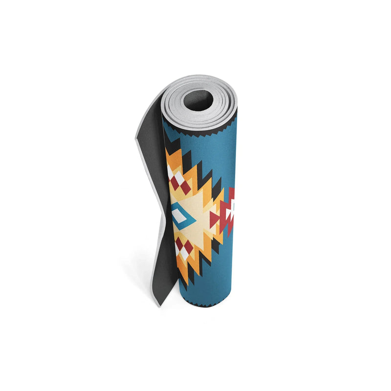 Load image into Gallery viewer, Yune Yoga - Yoga Mat | 6mm Thick | Multi Color Striped | Non-Slip | Eco Friendly | Yune Yoga | Snake River

