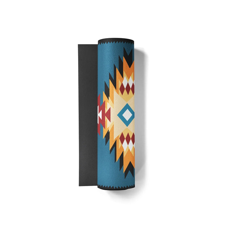 Load image into Gallery viewer, Yune Yoga - Yoga Mat | 6mm Thick | Multi Color Striped | Non-Slip | Eco Friendly | Yune Yoga | Snake River
